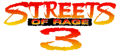 Streets of Rage 3 logo for Sega Mega Drive